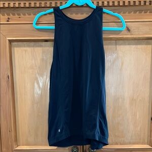 Athleta navy blue sleeveless tank top